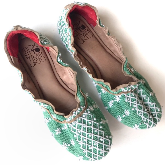 Anthropologie Shoes - Anthropologie Ticket to Timbuktu Boho Ballet Flats